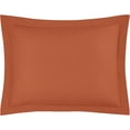 thumbnail image 4 of Chezmoi Collection Rust Orange Down Alternative Comforter King - 3-Piece All Seasons Lightweight Comforter Set - Microfiber Comforter Duvet Insert with Corner Tabs, 4 of 5