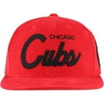 thumbnail image 2 of Men's Mitchell & Ness Red Chicago Cubs Corduroy Snapback Hat, 2 of 4