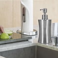 thumbnail image 2 of Mgaxyff Soap Liquid Dispenser,1pc 304 Stainless Steel Bathroom Shower Pump Lotion Dispenser Liquid Bottle 400ml/250ml/220ml, Liquid Soap Dispenser, 2 of 8