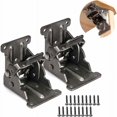 thumbnail image 1 of Bisagras autoblocantes de 2 piezas, accesorios para patas de soporte plegables, plegable B, 1 of 5