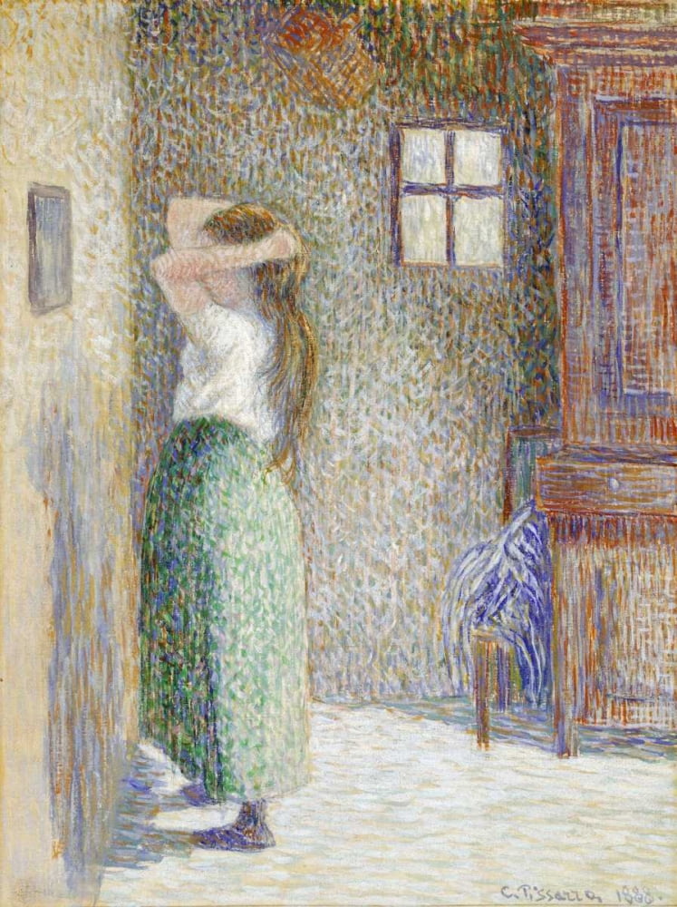 Pissarro, Camille 11x14 Black Modern Framed Museum Art Print