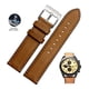 thumbnail image 2 of Correa de piel de vaca italiana suave para Fossil Fs5088 Fs5380 Dimensity Quick Release Negro Marrón Pulsera vintage para hombre Correa de reloj 20 mm 22 mm, 2 of 5