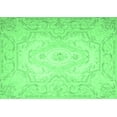 thumbnail image 1 of Ahgly Company Indoor Rectangle Persian Emerald Green Traditional Area Rugs, 2' x 3', 1 of 4