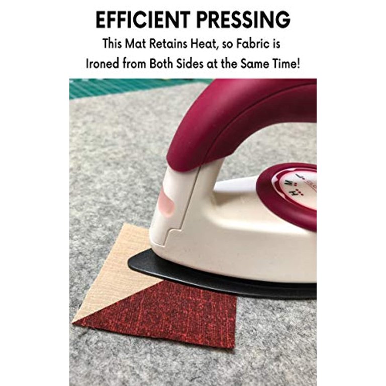 Precision Quilting Tools 17 x 24 Wool Ironing Mat for Quilting - 100% New  Zealand Wool Pressing Pad Ironing Station Which Retains Heat Great for  Quilting & Sewing Notions!