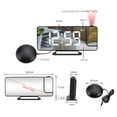thumbnail image 3 of Projection Vibrating    Mirror Digital  with 2 Sets of   Snooze Function Bed Shaker USB Output for Heavy Sleepers, 3 of 7