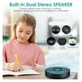 thumbnail image 4 of Bluetooth CD Player with USB Port Stereo Sound Audio Output and Language Repeat Function ,Multi-Functional, 4 of 5