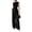 Black, variant on Stichou Womens Summer 2 Piece Outfit Set Dressy Casual Sleeveless Tank Tops Crew Neck Wide Long Leg Pants with Pockets Gray M