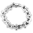 thumbnail image 2 of Pompeii Mens 14k White, Yellow Rose Gold or Platinum 11.8mm Bracelet (200-322grams) 9.5", 2 of 2