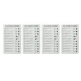 thumbnail image 2 of Tablero de lista de verificación de 4 piezas, reciclable, portátil, desmontable, para mensajes, plan de viaje, cuidado de personas mayores., 2 of 14