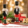 thumbnail image 4 of Christmas Nutcracker Decoration Wooden Nutcracker Xmas Tabletop Ornament, 4 of 8