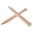 thumbnail image 1 of Hand Weaving Tool Wooden Knitting Pin, Pratical Crochet Hook, For Carpet Sweater 25mm, 1 of 8