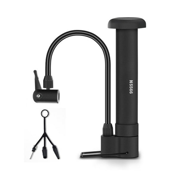 Portables Small Bike Pumps Light weight Bike Tire Inflator Bicycles Floor Pumps for Mountain Bikes and Sports Balls