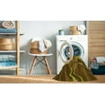 thumbnail image 2 of Ahgly Company Machine Washable Indoor Round Transitional Red Brown Area Rugs, 7' Round, 2 of 7