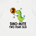 thumbnail image 4 of Inktastic 2nd Birthday Dinosaur Party Two Year Old Boys Baby T-Shirt, 4 of 5