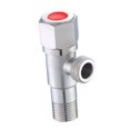 thumbnail image 2 of kowaku Angle s Quarter Turn No Lead Lavatory s Antirust Pipe Fittings Connector for Toilet Supply Basin Faucet Bathroom Sink red, 2 of 7
