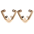 thumbnail image 1 of 1 par de protectores de metal para zapatos de mujer con tacón alto, decoración para reparar. Diseño de oro 2, 1 of 9
