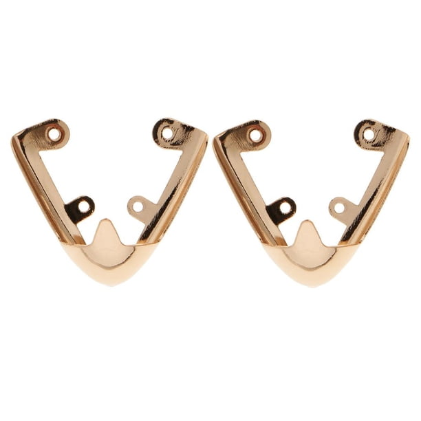 1 Par de Zapatos para Mujer con Punta de Punta de Metal, Cubierta Protectora, Diseño de oro 2 Zulema Dije de zapato de metal DIY