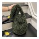 thumbnail image 1 of Bolso de mano peludo para mujer | Bolso bandolera grande de piel sintética con orejas de conejo | Monedero ligero con cierre magnético | Bolso informal de invierno para ir de compras, hacer yoga o, 1 of 7