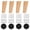 Slanted style, variant on Yihuala General Wood Cabinet Legs Natural Finish Furniture Feet Easy Installation Suitable for Projects