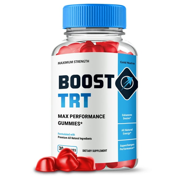 Boost TRT Gummies, Advanced Formula, BoostTRT Supplement All Natural Formula, Maximum Strength (1 Pack)