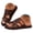 Brown, variant on Women and Men Orthopedic Sandals Mesh Lightweight Flat Slippers Toe Ring Walking Slide Shoes Ladies Outdoor Sandal Size 10 White