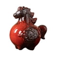 thumbnail image 4 of Estatua de caballo, adorno para té, de mascota, escultura de recuerdo, figura de caballo para gabinete, escritorio de oficina, mesa de té,, 4 of 9