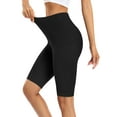thumbnail image 4 of BeautyIn Women Yoga Shorts Tummy Control Workout Leggings with Side Pockets, 4 of 7