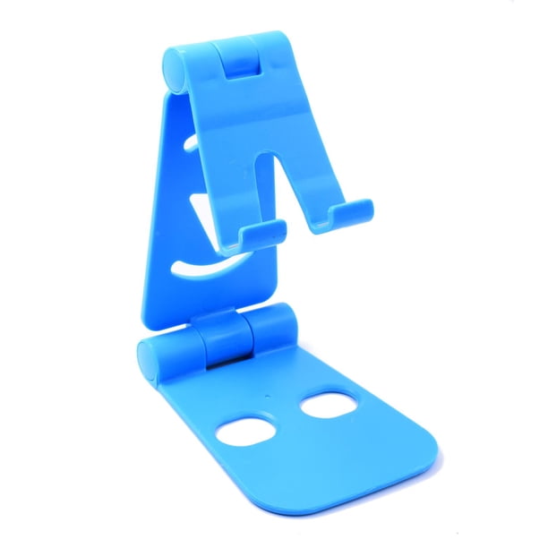 Base Soporte plegable para smartphone celular azul ligero practico Genérico sopazu