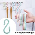 thumbnail image 3 of LCXmlly Scratch-proof Hook Easy Installation Multi functional S shaped Hook Utensils Towel Clothing Hanger for Home 1 Set, 3 of 9