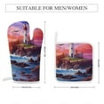 thumbnail image 2 of Ocean Lighthouse Insulated Gloves And Pot Mats (four Piece Set), 2 of 6