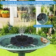 thumbnail image 4 of 1.6W Solar Fountain with Glass Panel for Garden, Pond, Pool Bird Bath Fountain_Perfect Gift, 4 of 5