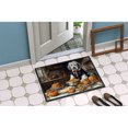 thumbnail image 4 of Carolines Treasures DAC1798MAT 18 x 27 in. Unisex Old English Sheepdog Fall Kitchen Pumpkins Doormat, 4 of 5