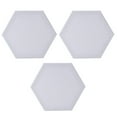 thumbnail image 1 of 3 tableros de dibujo de algodón hexagonales gruesos para pintura artística, lienzo para pintura al óleo, bloc de dibujo (blanco, 12,5 cm de lado), 1 of 7