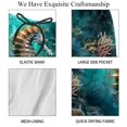 thumbnail image 4 of luoweisi Men's Beach Shorts Quick Dry Swim Trunks with Mesh Lining Seahorse 2XL, 4 of 5