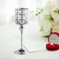 thumbnail image 3 of Elodie Crystal Candle Holder Candelabra Party Centerpiece Candlestick Home Decor M M, 3 of 7