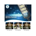thumbnail image 2 of 100000LM Solar Street Lights Outdoor, Commercial Parking Lot Light, 6500K Dusk To Dawn IP65 Security Flood Lights Motion Sensor Led Lamp For Basketball Court, Road, Yard, 2 of 7
