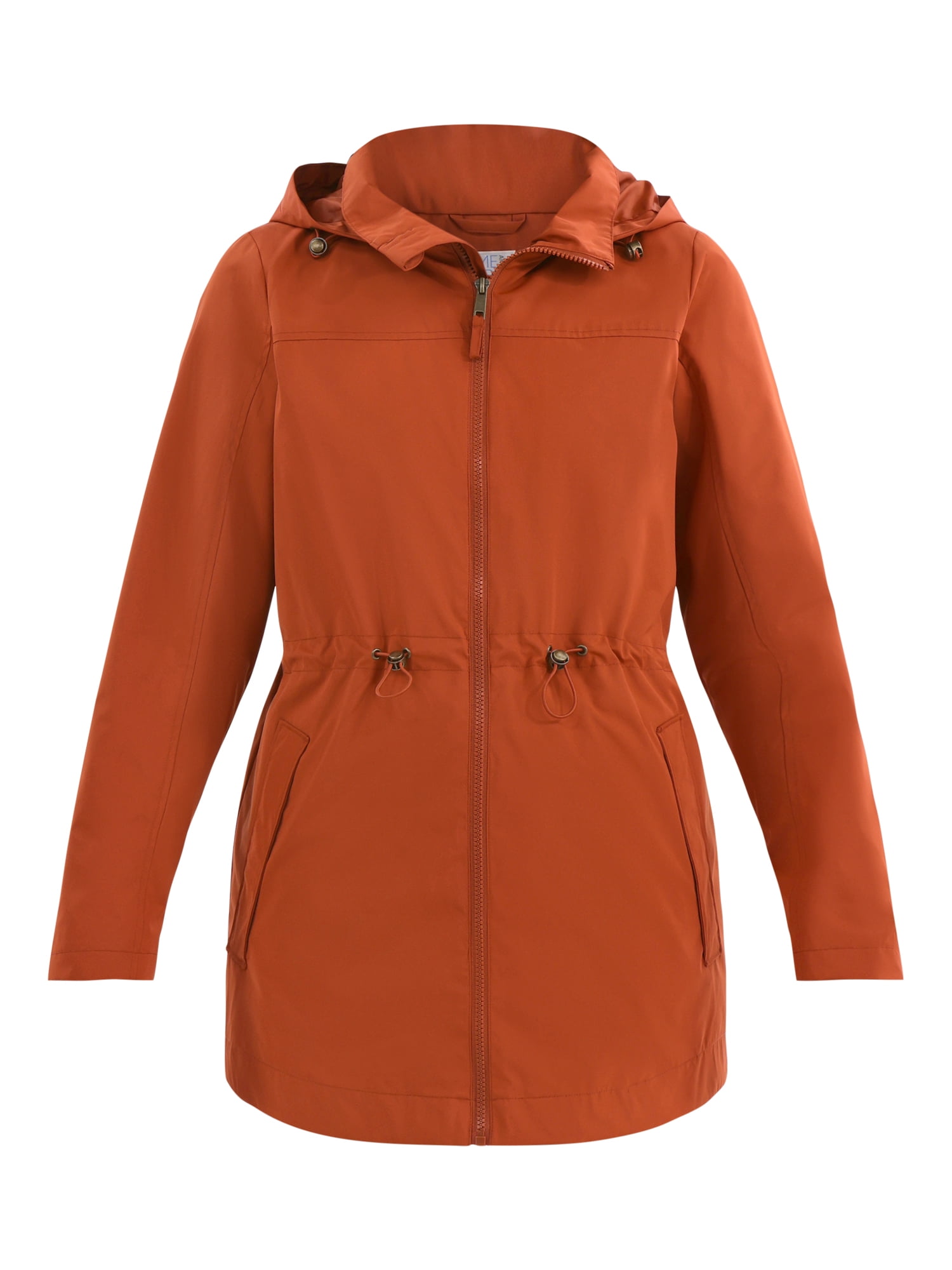 Time and Tru Women's Lightweight Anorak Jacket with Hood, Sizes XS-2X