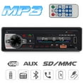 thumbnail image 1 of TopOne Lecteur Mp3 de Voiture Din Simple Récepteur Stéréo Compatible Bluetooth Appels Mains Libres Lecteur de Disque U Radio Fm, 1 of 8