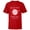 Red, variant on Star Wars Valentine Day Love You to the Death Star and Back - Short Sleeve T-Shirt for Kids - Customized-Athletic Heather