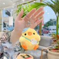 thumbnail image 2 of Cute Chick Keychain Cute Plush Keyring Pendant Toy, 2 of 3