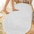 thumbnail image 4 of Dvumao Bedding Accessories Clearance, Soft Bedroom Rugs Shaggys Rugs For Bedroom Oval Rugs Bath Carpet Living Room Runner Rug Soft Comfortable Water Absorption Non Slip Thick Machine Washable, 4 of 8