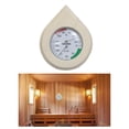 thumbnail image 4 of Termómetro e higrómetro de sauna con forma de gota, 2 en 1, de madera, para exteriores C, 4 of 9