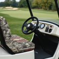 thumbnail image 3 of Garronmavis Reindeer Skull Golf Cart Seat Covers Accessories American Flag Comfortable Interior Protector Easy to Install Split Backrest Front Seat Cover Universal Fit, 3 of 6