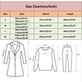 thumbnail image 4 of Vedolay Casual jacket Women's Casual Lightweight Clothes Open Front Lapel Long Sleeve Office Jackets,Gray M, 4 of 4