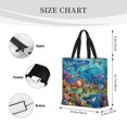 thumbnail image 3 of Balery Sea World Bolsa de Mano para Mujeres con Cremallera, Bolsa de Gimnasio con Compartimentos, Bolsa para Laptop, Bolsa para Trabajo, 3 of 7