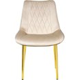 thumbnail image 2 of Set 2 Sillas Comedor Tapizadas Terciopelo Elegantes, 2 of 5