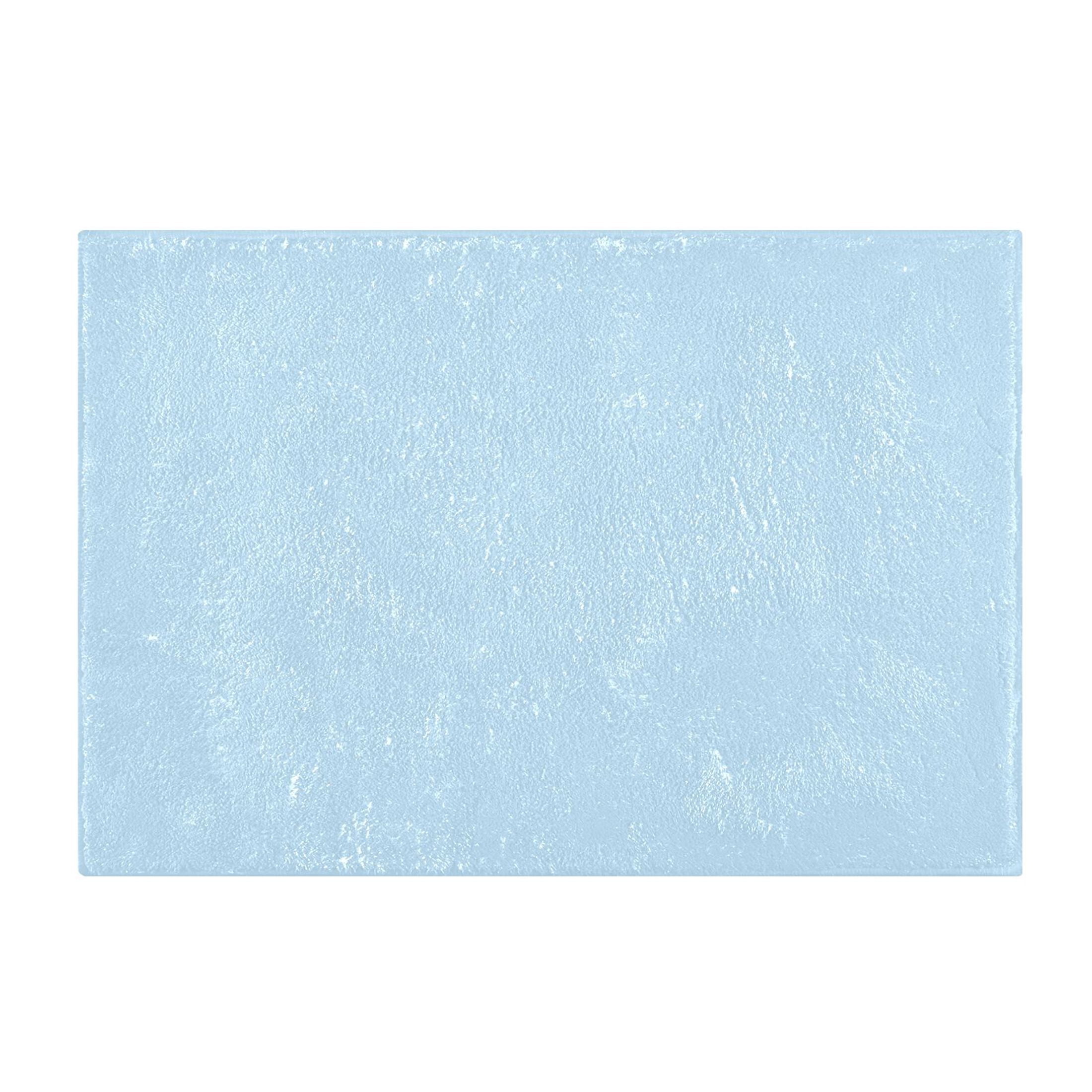 Toilet Rug Set Non-Slip Bathroom Rugs Soft Plush Machine Washable Contour Bath Mat Baby Blue 24x20/24x16