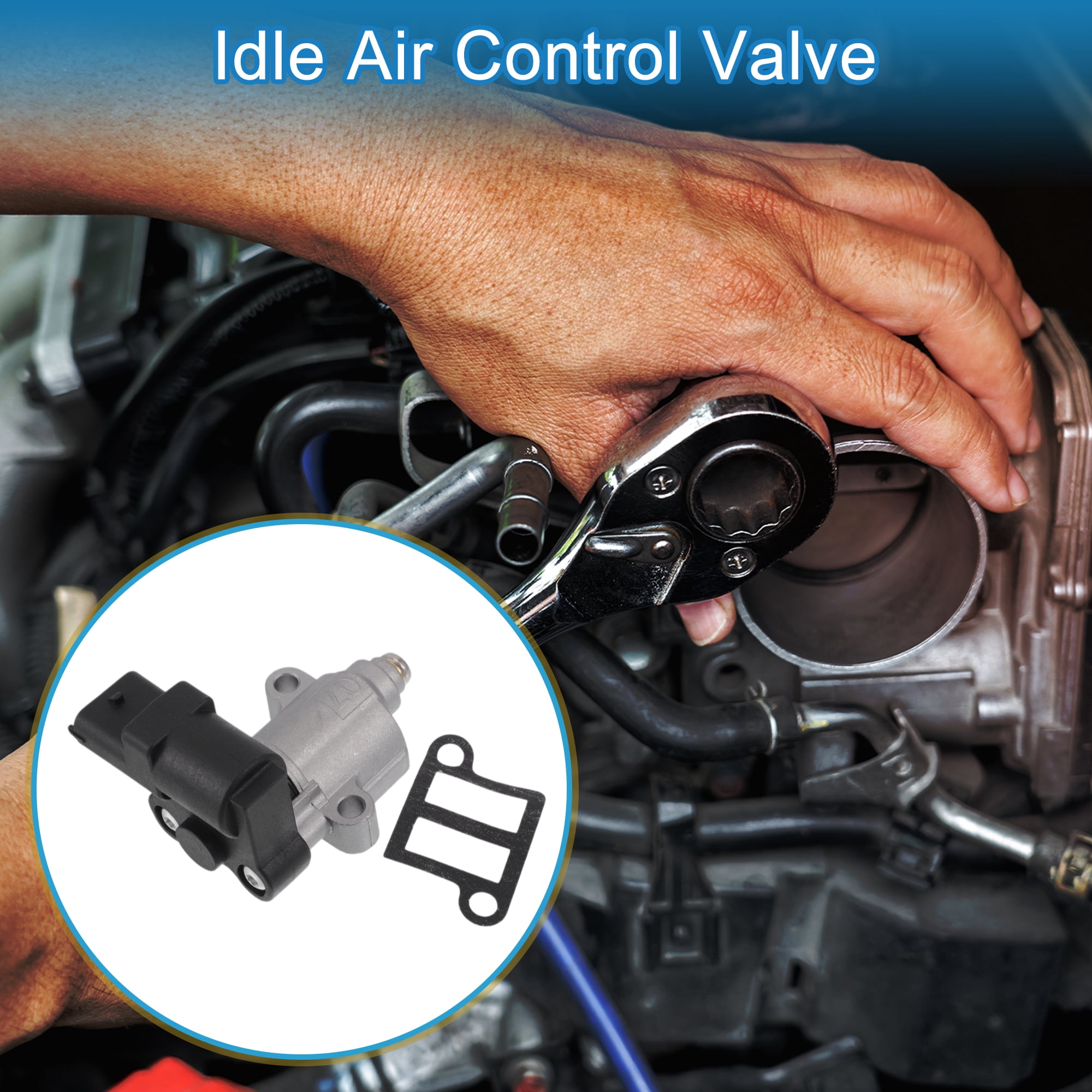 Unique Bargains Car Idle Air Control Valve for Hyundai Tucson 2015-2019 Replace No.3515002800 IACV Idle Motor Idle Air Control Valve for Stable Engine Operation