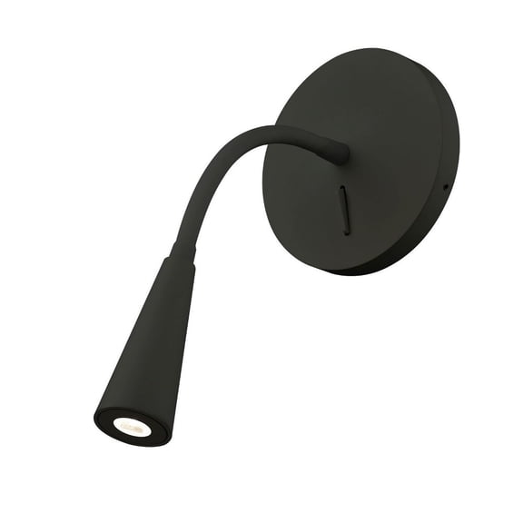 WS18901-BK-Kuzco Lighting-Eton - 3W LED Wall Sconce-7.5 Inches Tall and 5 Inches Wide-Black Finish