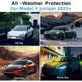 thumbnail image 3 of 4Pcs New Version for Tesla Model Y Launch/Juniper Mud Flaps Accessories 2025 2026,Flexible Mudflaps Splash Guards All Weather Protector Fenders, 3 of 5